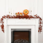 Suncalla 2 Pack Fall Decor for Home 6 ft Plum Cimicifuga Seeded Garlands by Unknown