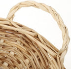 2Pcs Woven Hanging Basket Decorative Wall Hanging Flower Baskets Handwoven Plant Holder with Handle for Home and Garden Plant Display and Storage Stylish Plant Baskets - Image 5