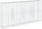 vidaXL Gabion Basket with Cover 157.5"x19.7"x78.7" Galvanized Iron by vidaXL