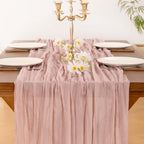 15 Pack Cheesecloth Table Runner Fall Boho Gauze Wedding Party Home Decor - Image 5