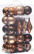 Valery Madelyn Christmas Tree Decorations Set, 40ct Bronze Copper and Gold Shatterproof Christmas Ball Ornaments Bulk, Luxury Hanging Ornaments for Xmas Holiday Party Decor by ValeryMadelyn