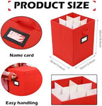 2 Pack 16 Inch Large Christmas Nutcracker Storage Box Hold 18 Nutcrackers Figurine Collectible Storage Box for Holiday Decor Carolers Santa Figure or Nut Cracker Ornaments(Normal,Red) - Image 2