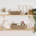 StorageWorks Wicker Toilet Basket Tank Topper, Seagrass Storage Baskets - Image 2