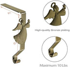 Christmas Stocking Holder for Mantle Set of 6, Reusable Christmas Stocking Hooks, No-Damage Xmas Hanger for Fireplace mantle Grip Stand Christmas Decoration Ornaments Hanging Bronze Shelf Floor - Image 2