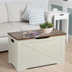 Timberer 31.5" Storage Chest, Wooden Storage Bench, Entryway Shoes Bench - Image 5