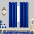 KOUFALL Cobalt Blue Blackout Curtains for Bedroom Decor 2 Panels Set Grommet Thermal Insulating Hanukkah Decorations for Window Classroom Home,72 Inch Length,Imperial Blue by KOUFALL