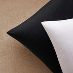 JUSPURBET 28x28 Euro Velvet Throw Pillow Covers Set of 2,White - Image 5