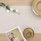 Linen Table Runner 72 Inches Long, 100% French Linen Table Runners - Image 3
