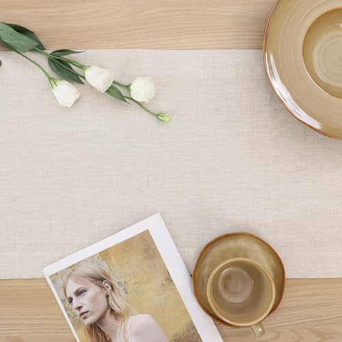 Linen Table Runner 72 Inches Long, 100% French Linen Table Runners - Image 3