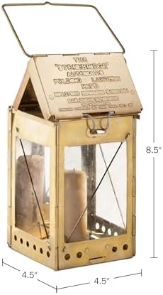 Kings County Tools Candle Lamp with Hanging Handle, Brass, 4.5” x 8.5” - Image 6