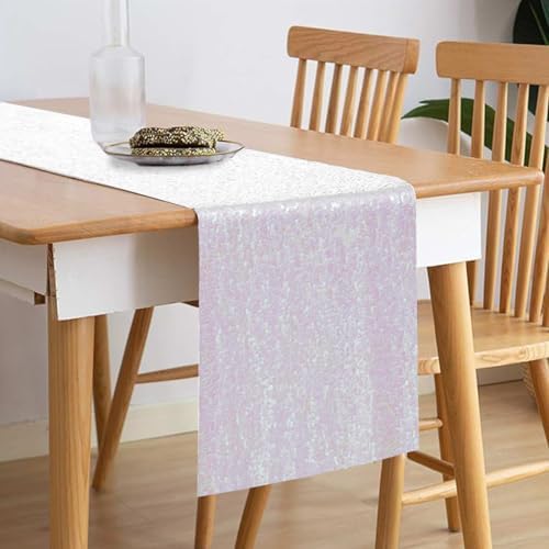 10 Packs 12 x 72 inches Iridescent Sequin Table Runner - Image 2