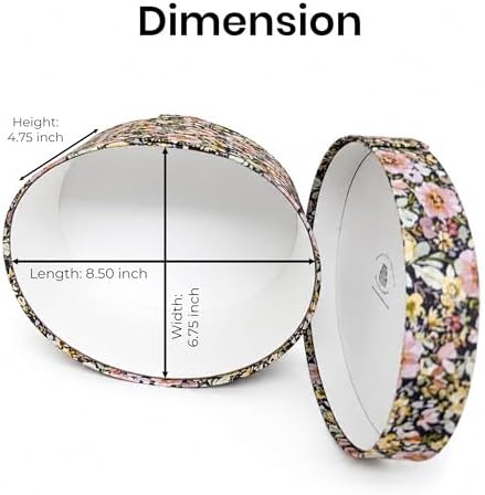 Sarah's Hat Boxes – Floral Decorative Gift Box | Elegant Reusable Storage Boxes for Gifts, Keepsakes, Jewelry, or Special Items | Unique Printed Design - Image 3