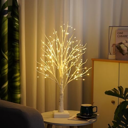 OURBAOFU 144 LED Birch Tree Lights with Remote Control, Timer - Image 5