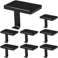 Black Metal Stocking Holders for Mantel, Set of 8 – Heavy Duty Christmas Mantle Hooks with Non-Slip Pads, Perfect for Holiday Decorations on Fireplace, TV Stand & Staircase by Btanadi-ProfessionalTools