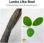 1 Piece Bendable customshapes Artificial Plant Trunks Branches 70-inch ficus Leaf Vines Evergreen Hanging Garlands for Home Wedding Garden Balcony Railing Outdoor Tent Decor - Image 6