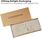 Classic Linen™ by D'Moksha, Natural Table Runner 72 Inches Long, 100% Pure Linen, 14 x 72 Inch Table Runner for Dresser, Dining- Fall, Weddings, Outdoor Hosting - Image 4