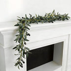 3 Pcs Artificial Leaf Vine, 18 Ft Garland Olive Green Vine by ENIPEDITA