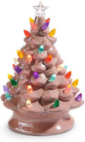 RAZ Imports Lighted Pink Vintage Tree, 10-Inch, Multicolor by RAZImports