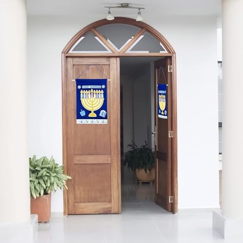 The Dreidel Company Hanukkah Banner Craft Kit - Make Your Own Hannukah Banner (8-Pack) - Image 3
