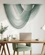 Tempospark Large Macrame Wall Hanging, 59x39 Inch Boho Wall Hanging, Macrame Wall Art Hand-dyed Ombre Design for Bedroom Living Room Apartments Entryways, or Above Bed - Image 4