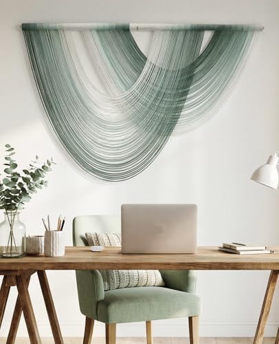 Tempospark Large Macrame Wall Hanging, 59x39 Inch Boho Wall Hanging, Macrame Wall Art Hand-dyed Ombre Design for Bedroom Living Room Apartments Entryways, or Above Bed - Image 4