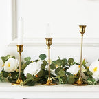 6PCS Brass Candlestick Holders Gold Candle Holders Taper Candle Holders - Image 7
