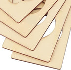 40 Pieces Unfinished Wood Door Knob Hangers, 9.4 x 3.2 x 0.1 Inch, Door Knob Signs for Painting, DIY Craft, Home, Office Hotel Decoration, Business Use, Arts and Crafts (Pack of 2) - Image 3