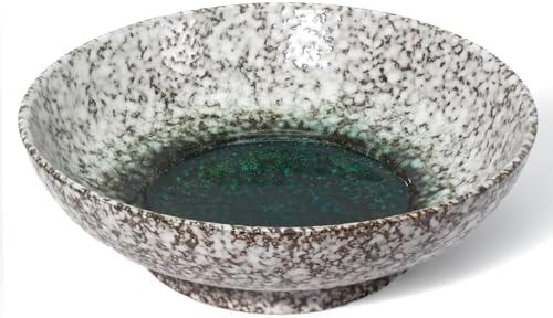 10" Decorative Bowl,Ceramic Fruit Bowl for Kitchen Counter,Coffee Table, Dining Room,Table Centerpiece Bowel,Entryway Key Holder & Jewelry Organizer (Evil Eye) by MUUBOOX