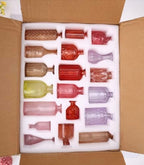 CUCUMI 38pcs Bud Vases for Centerpieces, Colorful Vintage Glass Vase Set - Image 7