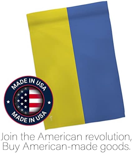 Ukraine Garden Flag - Set with Stand Regional Nationality Nation International World Country Particular Area - House Decoration Banner Small Yard Gift Double-Sided Made in USA 13 X 18.5 - Image 5