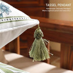 ISAENNE Designer Linen Throw Pillow Cover,Set of 2,18"x18"-Mosella B - Image 4