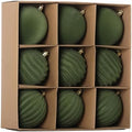 4In Velvet Ornaments for Christmas Tree, 9pcs Large Christmas Ornaments Set by Senjie