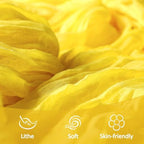 12 Pack 35 x 120 Inch Lemon Yellow Table Runner Cheesecloth - Image 5