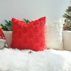 JOJUSIS Decorative Pillow Covers Pack of 4 Throw Pillowcases Faux Fur Couch Cushion (Christmas Tree, 20" x 20" (Pack of 4)) - Image 3