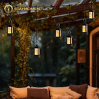 24 Pack Black Mini Lanterns Decorative Indoor, for Wedding Decor - Image 7