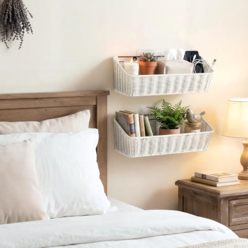 GRANNY SAYS Wicker Hanging Basket, RV Storage and Organization, 2 Pack - Image 6
