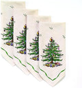 Spode - Napkin Set, Holiday Inspired Home Decor, Set of 4 (Spode Christmas Tree Collection) by Spode