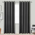 KOUFALL Grey Wide Curtains for Windows,Extra Width 60 x 84 Inch Long,100% Blackout Curtain Blinds for Bedroom Living Room,5 x 7 5x7 FT,Dark Gray by KOUFALL