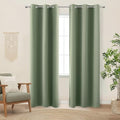 KOUFALL Narrow Window Curtains Drapes for Bedroom,Blackout Unisex Kids Curtains,38 in Wide x 84 Inch Long,2 Panels,Sage Green by KOUFALL