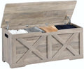 Timberer 47.2" Storage Chest, Wooden Storage Bench, Entryway Shoes Bench by Timberer
