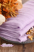 100 Pieces Cloth Napkins Lilac Dinner Cheesecloth Napkins for Wedding,Wrinkled Cloth Napkins Bulk for Home Party Rustic Table Decoration, 17 x 17 Inch - Image 4