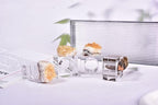 Citrine Cluster Napkin Rings Glass Base Dining Table Decor - Image 6