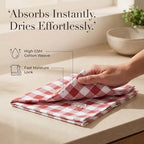 Urban Villa Cloth Napkins Cotton 20x20 (Set of 12) Rust - Image 3