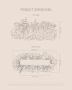 18inch Aisle Flower Garland Centerpieces, White Rose & Sakura Artificial Flowers for Wedding Arch, Backdrop, Reception Table Decor - Floral Runner for Ceremony Pathway & Bridal Suite - Image 6