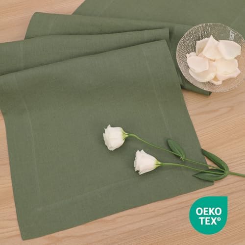 Linen Table Runner 90 Inches Long, 100% French Linen Table Runners - Image 4