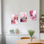 ZXHYWYM Islamic Wall Art 3 Pieces Allah Name Ayatul Kursi Picture Canvas Prints Arabic Calligraphy Paintings Quran Posters Muslim Home Decor Framed(1, (16.00" x 24.00" x 3PCS)) - Image 3