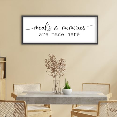 YWJKWLGS Kitchen Signs Wall Decor Art Meals and Memories Are Made Here Sign - Image 5