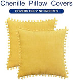 CaliTime Decorative Throw Pillow Covers 22 X 22 Inches Mustard Yellow - Image 6