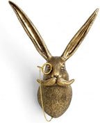 UITWMKTG Gold Rabbit Head Wall Decor - Modern Animal Wall Sculpture, Bunny Wall Art for Living Room, Bedroom, Office, Gold Wall Hanging Home Decoration by UITWMKTG