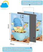 Set of 10 Gnome Seasonal Garden Flags, Double Sided 28 x 40 Inch Yard Flags - Image 2
